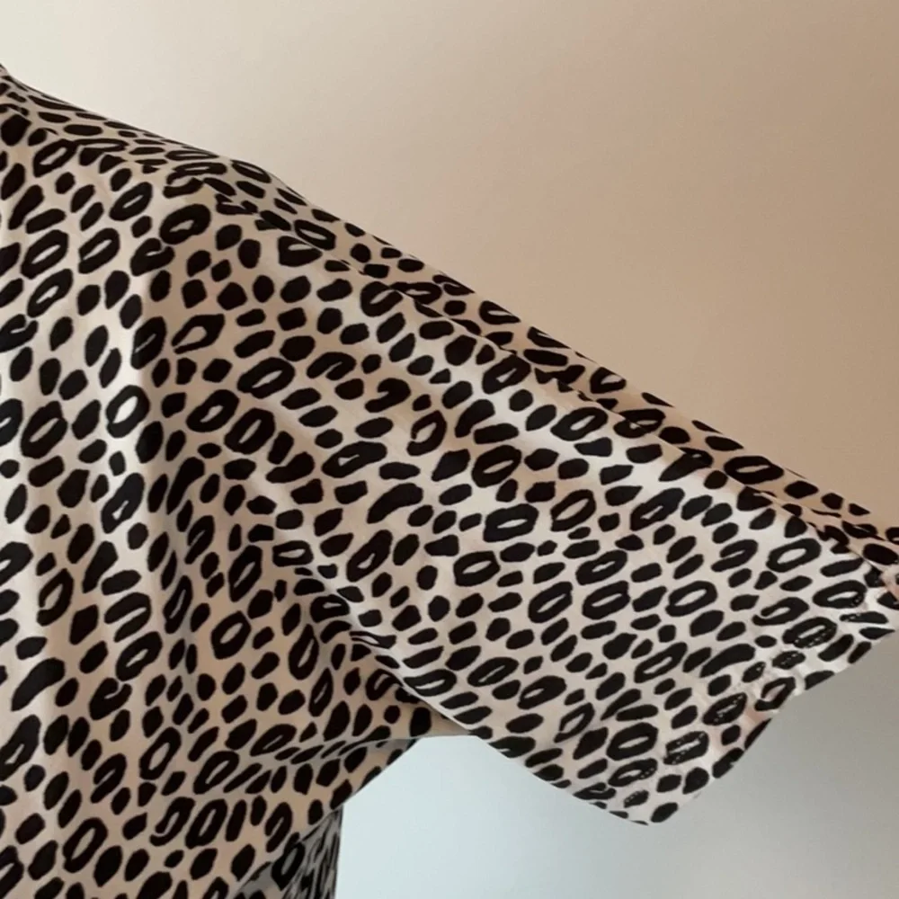 MaxMara Animal Print Ruched Top - Picture 6 of 9